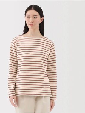 Muji Heavyweight Boatneck T-Shirt Medium